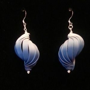 Polymer Clay Spiral Earrings